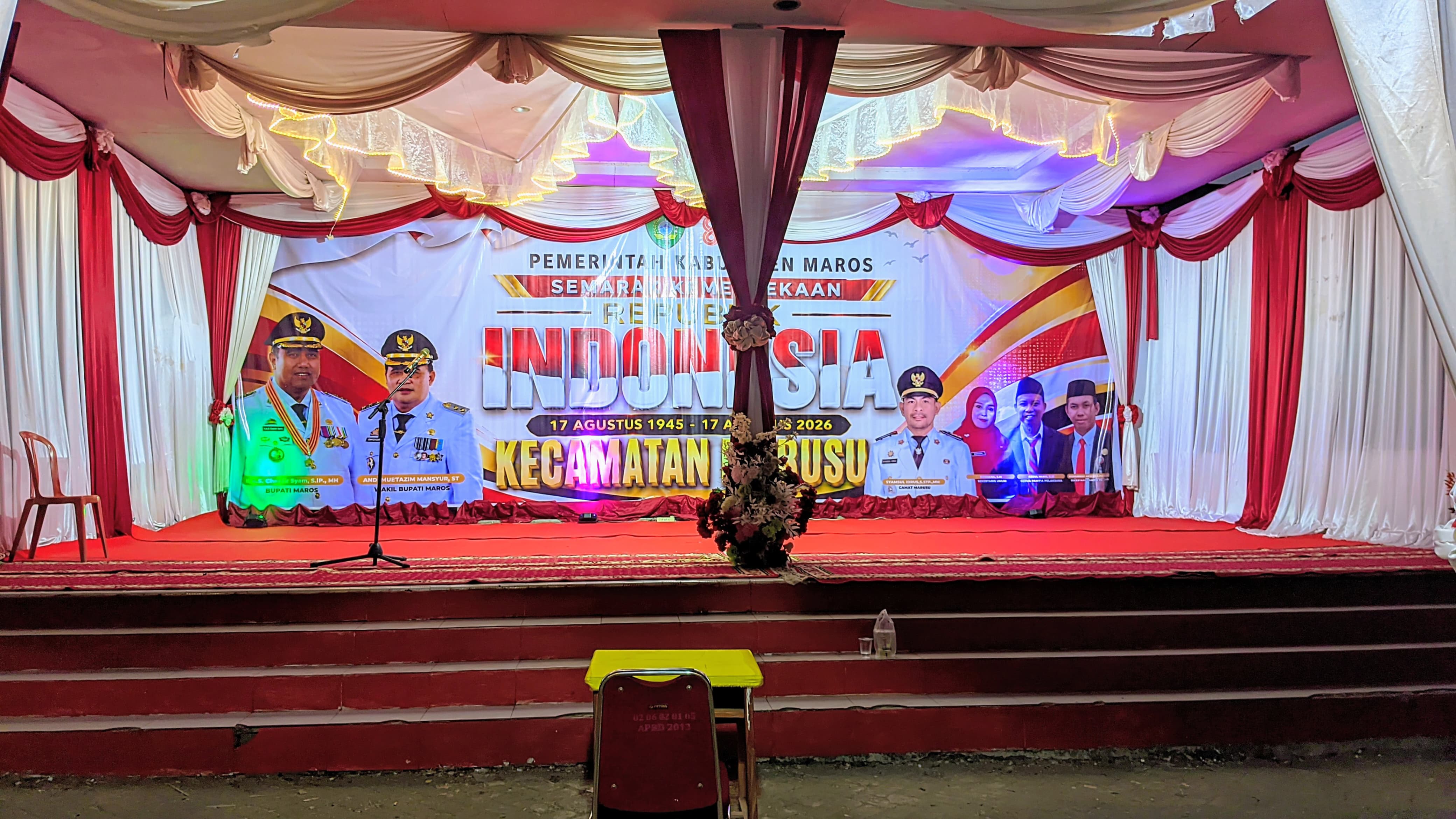 Semarak HUT RI ke-81 di Marusu Resmi Dibuka, Kolaborasi Kecamatan dan PGRI Gelar 18 Cabang Lomba