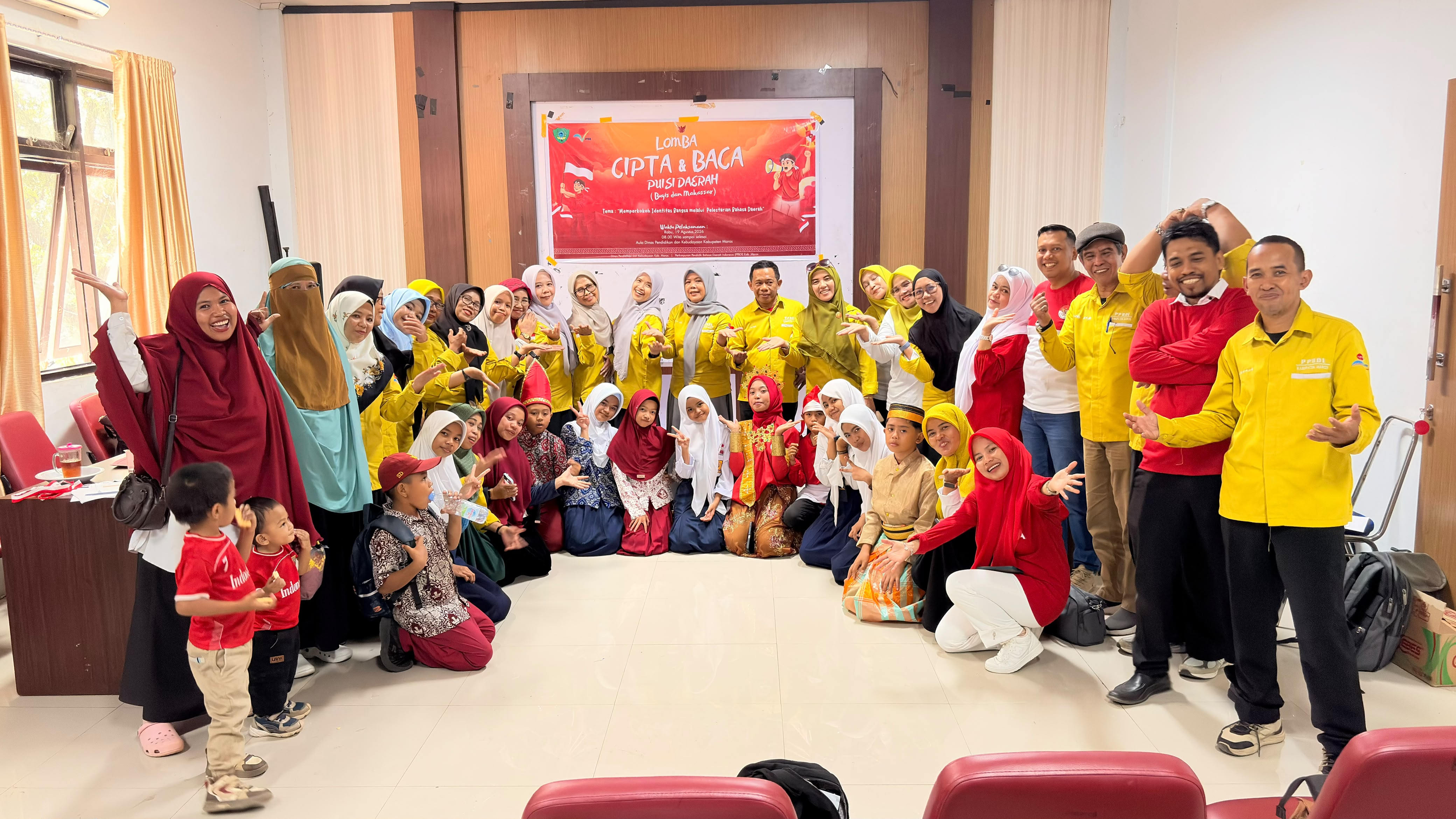 Semarakkan HUT RI ke-81, Dinas Pendidikan Maros Gelar Lomba Edukatif dan Hiburan untuk Kepala Sekolah serta Siswa